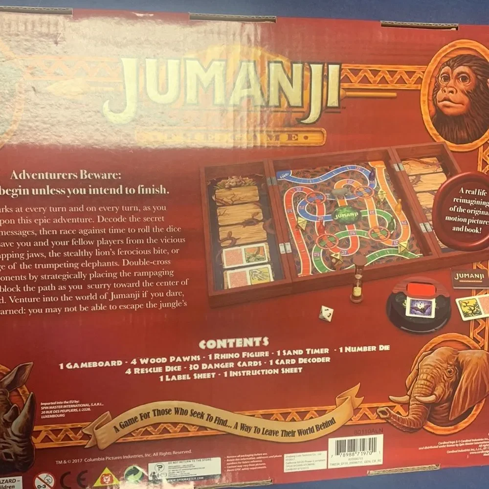 Jumanji Game in‎ Wood Box
